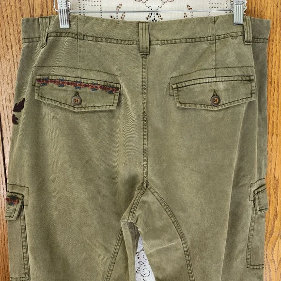 Sundance Remembered Dreams Embroidered Cargo Pants - Picture 8 of 13